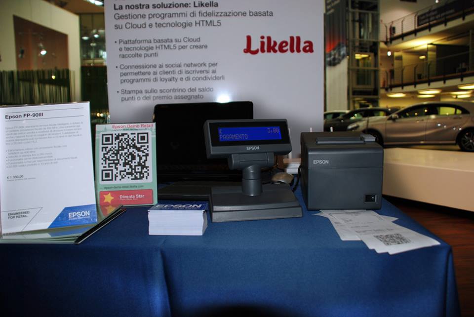 Cassa Likella con stampante e display FP-90III